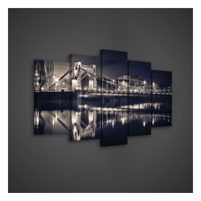 Obraz na plátne viacdielny - OB3582 - Most 100cm x 60cm - S17