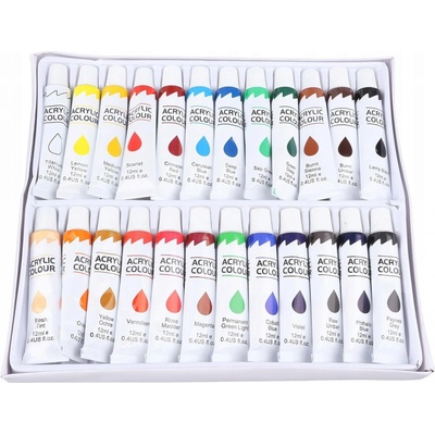 Maaleo 20363 Akrylové barvy 24 ks / 12 ml – Hledejceny.cz