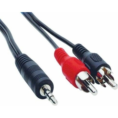 Kabel 2xCinch-Jack 3,5 stereo, 5m N010B