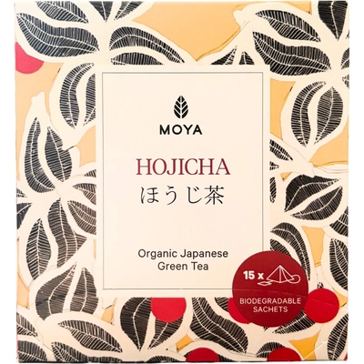 Moya Japonský pražený zelený čaj BIO Hojicha 15 x 1,5 g