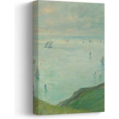 Obraz - Henri Fantin-Latour, Cliffs at Pourville, reprodukcia, jednodielny 20x30 cm
