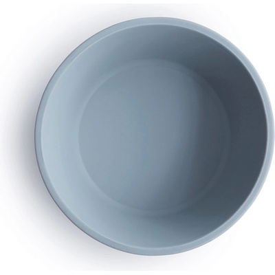 mushie Silikonová miska s přísavkou Powder Blue MSB20009
