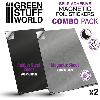 Green Stuff World Magnetic Sheet COMBO Self Adhesive A4 – Hledejceny.cz