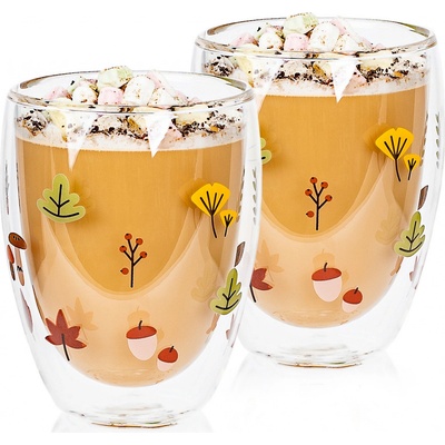 4Home Termo sklenice Autumn Hot&Cool 2 x 350 ml