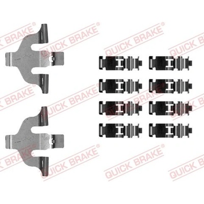 QUICK BRAKE Sada prísluženstva obloženia kotúčovej brzdy 1090030
