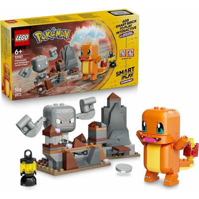 LEGO® Pokémon™ SMART Play 72157 Souboj Charmandera a Geodudea