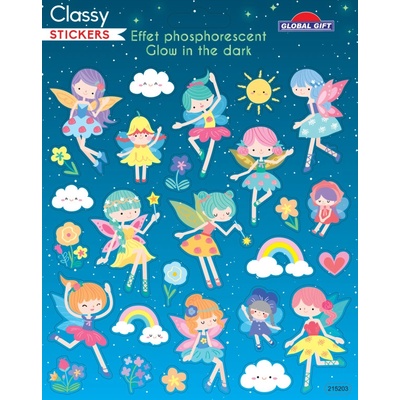 TEMPUSCreative Samolepky GG CLS 215203 svítící ve tmě Faries