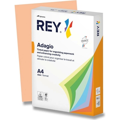 Rey Adagio barevný papír A4 80 g 500 listů lososový