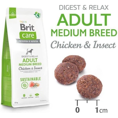 Brit Care Sustainable Adult Medium Breed Chicken & Insect 14 kg – Hledejceny.cz