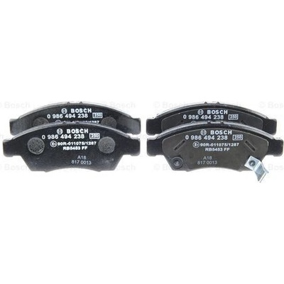 BOSCH Sada brzdových platničiek kotúčovej brzdy 0986494238