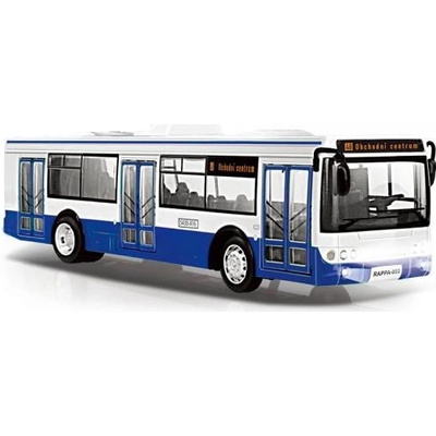 Rappa Autobus česky mluvící 28 cm modrý volný chod se světlem a zvukem