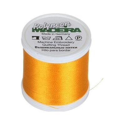 Vyšívací nitě PES Madeira Polyneon (400m) barva 1772 gold yellow