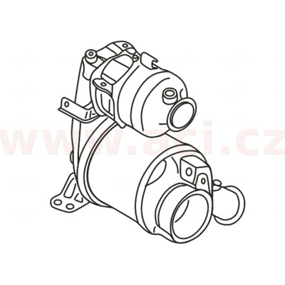 Filtr pevných částic FENNOsteel Euro 5 (Silikon karbid) ACI V P9857DPF