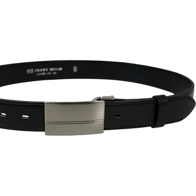 Penny Belts pánský společenský kožený opasek 60035-020-1PS-60 černý