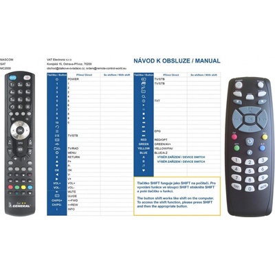 Dálkový ovladač General Homecast HS2002 CI HDMI – Hledejceny.cz