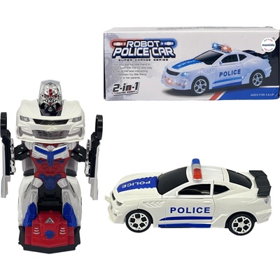 Mamido Policejní auto Robot Transformers 2v1 Robot Police Ca