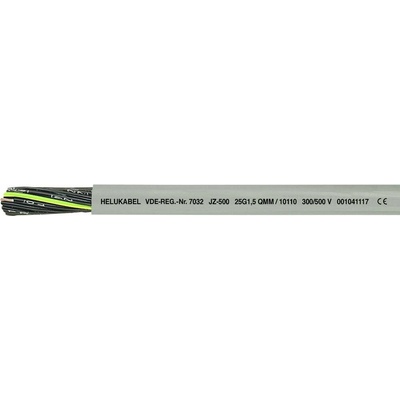 Helu JZ-500 10033 riadiaci kábel 4 G 0.75 mm² 100m sivá