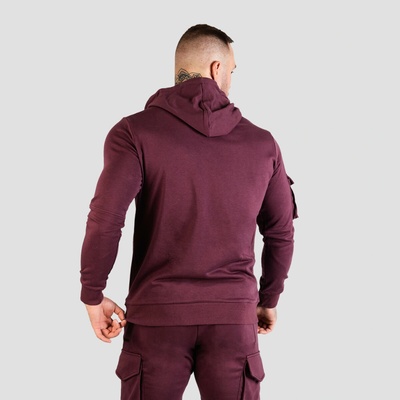 GymBeam mikina TRN Hoodie Eggplant