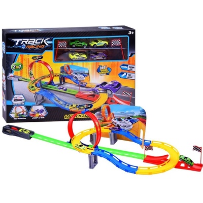 Jokomisiada Twisted Rally Track 2v1 odpalovací zařízení 4 auta ZA2584