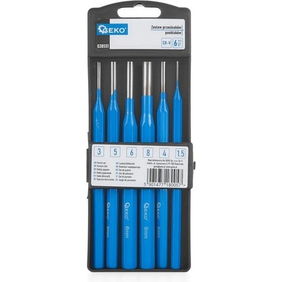 GEKO Sada vyrážečů 1.5-8mm, 6ks G38551