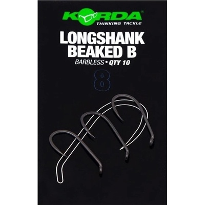 Korda Longshank Beaked Barbless Bez protihrotu vel.8 10 ks