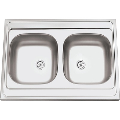 Sinks RDCPM80060025M CLP-A 800 DUO M 0,5mm matný