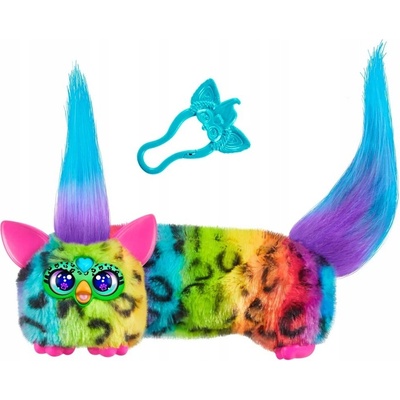 Furby Dj Furblets Rain Bow Cat Interaktívna plyšová hračka so zvukom