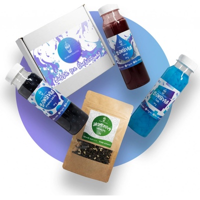 Bubbletea4you Bubble tea sada BORŮVKA 1 kg