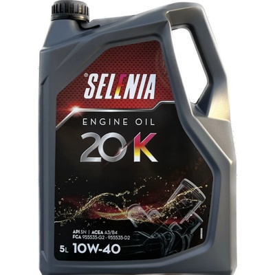 Selénia 20K 10W-40 5 l – Hledejceny.cz
