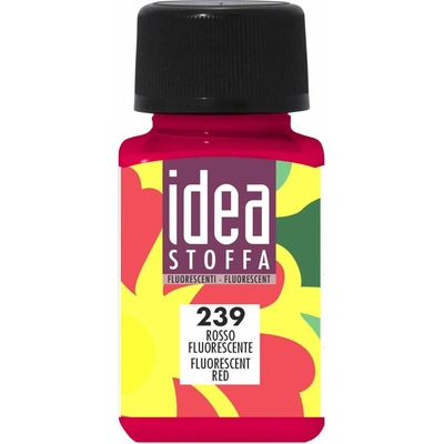 Maimeri Idea Stoffa farba na textil 60 ml fluorescenčná červená