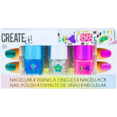 Create it 84134 Sada dívčích laků na nehty, 3 ks