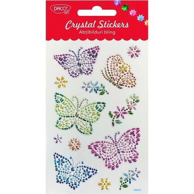 Samolepky Crystal Motýlci