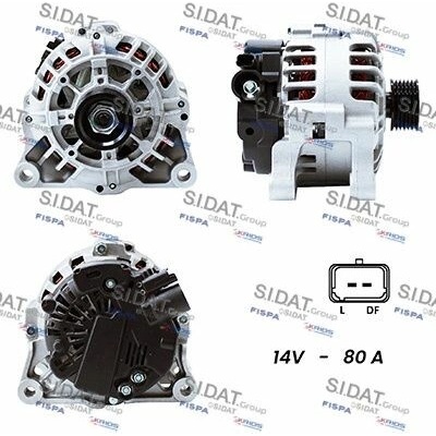 Alternátor SIDAT A12VA0025A2