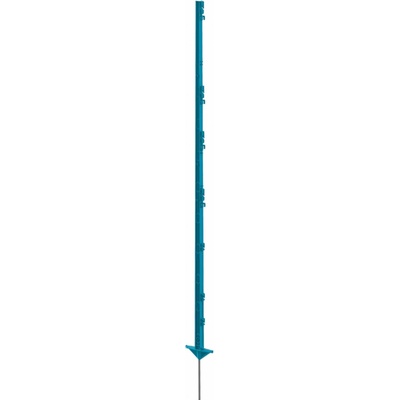 Plastový sloupek pro elektrický ohradník, délka 156 cm, 11 oček, modrá