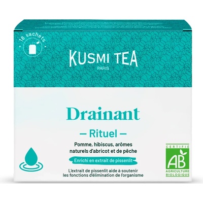 Kusmi Tea Porcovaný ovocný čaj na odvodnění organismu Ritual Draining 18 ks