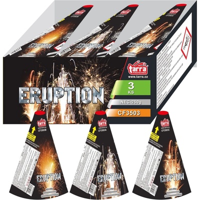 Pyrotechnika ERUPTION SADA FONTÁN, 3ks