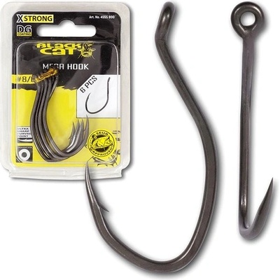 Black Cat Mega Hook DG vel.12 6 ks