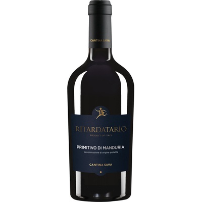 Fantini Vini Primitivo di Manduria "Ritardatario" Cantine Sava 2024 15% 0,75 l (holá láhev)