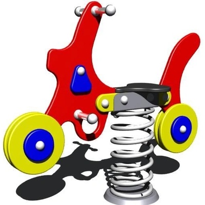 PlaygRound System pružinová hojdačka Motorka