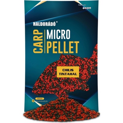 Haldorádó Pelety Carp Micro Pellet 600 g 2,5 mm Chilli Squid – Hledejceny.cz