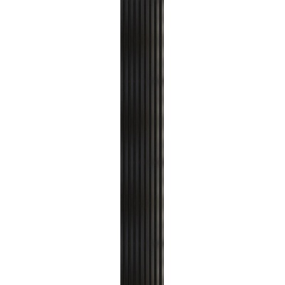 Akustický panel Wallnite Universal line černý filc Černá 2600×400×21