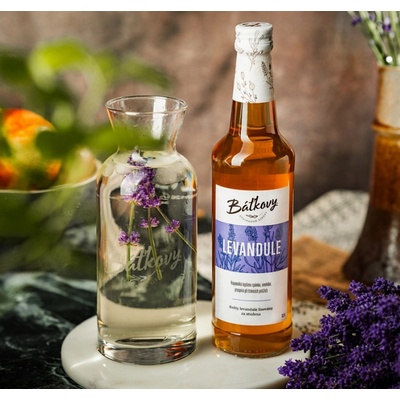 Báťkovy Bylinkové Sirupy Levandule 0,5 l