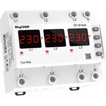 Třífázový přepěťový relé DigiTOP VP-3F40A