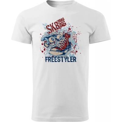 Grooters bavlněné tričko Freestyler Bílé
