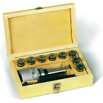 Upínač Proma MK 3 Kleštinový upínač a sada kleštin 8 ks, pr. 4 ÷ 16 mm