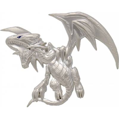 Fanattik odznak Yu Gi Oh! Blue Eyes White Dragon XL postříbřený
