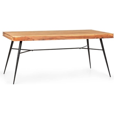 Besoa Vantor stôl agátové drevo železná kostra 175 x 78 x 90 cm drevo