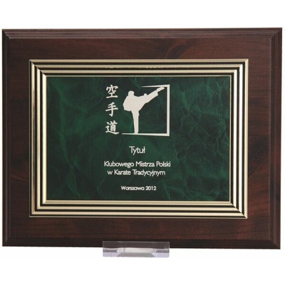 Plaketa WM150 zelená 4 23 x 18 cm