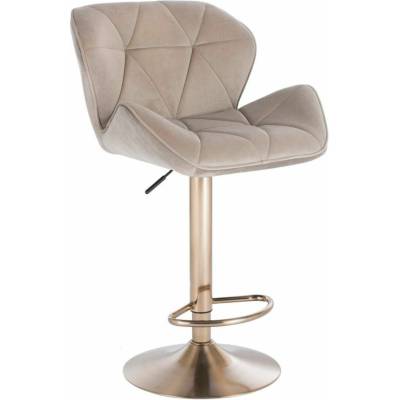 LuxuryForm Design Milano Velur na zlatom tanieri / latte