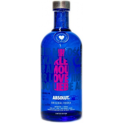 Absolut Drop of Love LE 40% 0,7 l (holá láhev)